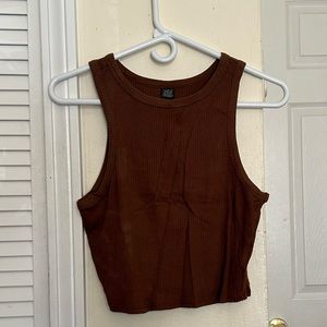 brown wild fable tank top